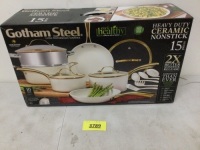 Gotham Steel 15pc Cookware Set