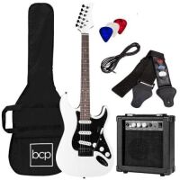 Beginner Electric Guitar Kit w/ Case, 10W Amp, Tremolo Bar - 39in&nbsp;