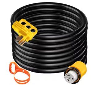 VEVOR Generator Power Cord 30 ft. 50 Amp 125/250-Volt 12,000-Watt STW Cable ETL Listed with N14-50P Outlet