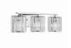 JONATHAN Y Coco Prism Vintage 23 in. 3-Light Chrome Metal/Glass Classic Glam LED Vanity Light