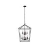 Home Decorators Collection Weyburn 8-Light Bronze Farmhouse Chandelier Light Fixture with Caged Metal Shade
