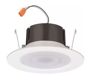  Juno Speaker 6 in. Smart Tunable CCT/Color Changing Integrated LED Retrofit White Housing Required Recessed Light Trim