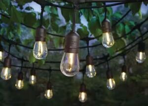 Hampton Bay 24-Light 48 ft. Indoor/Outdoor String Light with S14 Single Filament LED Bulbs