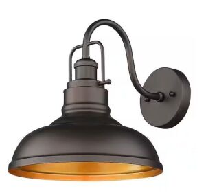 Farmhouse 11 in. Oil Rubbed Bronze Finish Gooseneck Barn Light Sconce