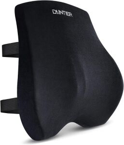 Lot of (4) DAINTIER Lumbar Support Cushion & (1) Seat Cushion