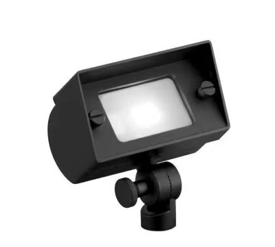 Lot of (5) KICHLER Low Voltage Textured Black Hardwired Mini Landscape Flood Light with No Bulbs Included