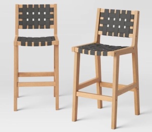 2pk Bar Height Strapping Dining Chairs - Threshold™ designed with Studio McGee $350.00