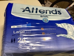 Attends advanced briefs, size large-pkg of 24