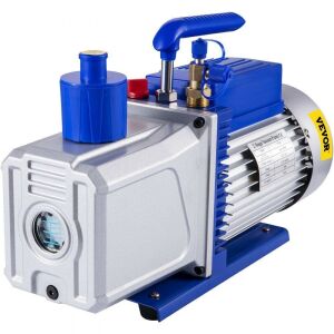 VEVOR 12CFM 1HP Vane Vacuum Pump Two Stage 3 x 10-1 Pa Ultimate HVAC Rotary Auto AC Refrigerant Vacuum Pump, for Automobile Reparation Vacuum Evacuation