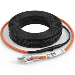 VEVOR Self-Regulating Pipe Heating Cable, 80-feet 5W/ft, 120V