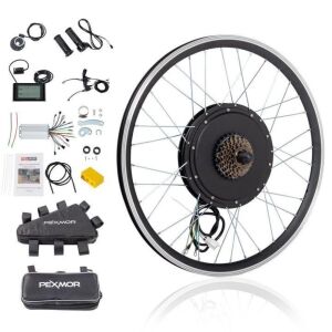  PEXMOR 26" Rear Wheel 48V 1200W E-Bike Conversion Kit 