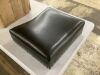 Set of 2 Backless Faux Leather Upholstered 26in Counter Stools w/ Silver Nailhead Trim - 3