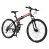  Folding 21 Shimano Speed 26" Wheel Riding Mountain Bike