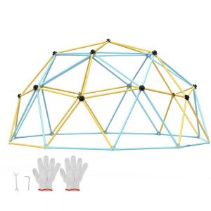 VEVOR 10FT Geometric Dome Jungle Gym, Supports 750LBS