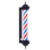 OmySalon 41in Rome Style Barber Pole LED Light with Rotating Red White Blue LED Strips