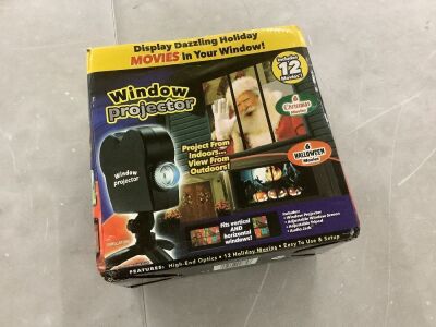 Holiday Movie Window Projector 