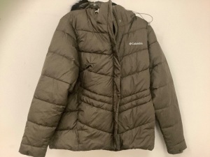 Womens Columbia Coat with Hood, Large, E-Comm Return