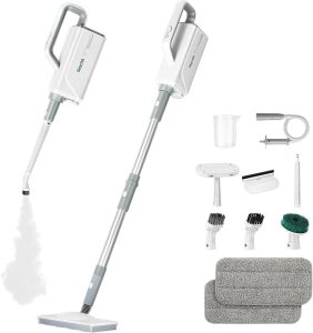 Steam Mop for Floor Cleaning with Detachable Handlheld Steamer