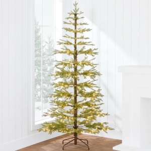 Pre-Lit Sparse Christmas Tree w/ 2-in-1 LED Lights, Cordless Connection 7.5ft