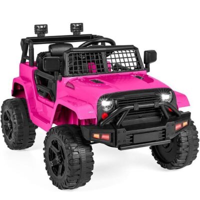 12V Kids Ride-On Truck Car w/ Parent Remote Control, Spring Suspension