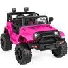 12V Kids Ride-On Truck Car w/ Parent Remote Control, Spring Suspension