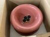 Lot of (8) Soufflé Pet Bowls, Rose Pink - 4