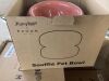 Lot of (8) Soufflé Pet Bowls, Rose Pink - 5