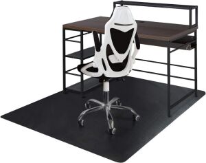 Black Office Chair Mat 