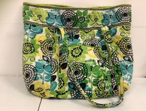 Vera Bradley Lime's Away Small Tote, Appears Authentic, E-Commerce Return, Sold as is