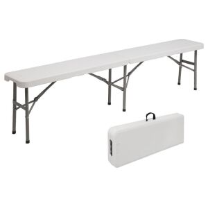 VINGLI 6FT Plastic Folding Bench Seat 