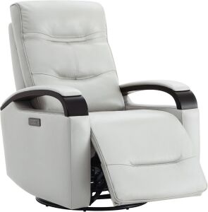 CHITA Genuine Leather Power Swivel Glider Rocker Recliner