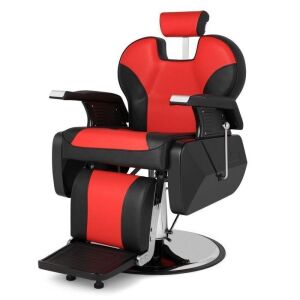 OmySalon Classical Style Heavy Duty Hydraulic Reclining Barber Chair