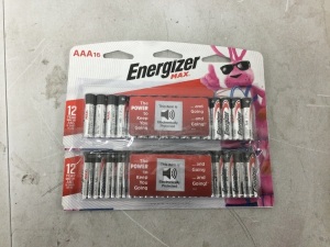 Set of 2 Energizer AAA Batteries (32 Count)