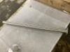 Lot of (3) Stainless Steel Fence Railing Posts - 4