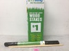 Multi-Use Yard & Garden Wood Stakes with Landscape Fabric - 2