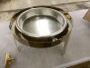 ROVSUN 6 QT Gold Roll Top Round Chafing Dish with Glass Window