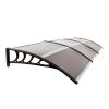  Outdoor Polycarbonate Awning, 39.37" x 118.11"