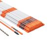 VEVOR 48" Orange Fiberglass Driveway Markers, 50 PCS 