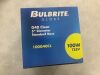 Lot of (12) Bulbrite 100W G40 Clear 5" Globe Light Bulbs - 4