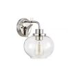 Light Society Sheridan Satin Nickel Wall Sconce