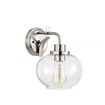 Light Society Sheridan Satin Nickel Wall Sconce