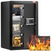 VEVOR Single Door 3.5 cu.ft Safe Box with Key Lock & Password