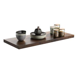 30 inch Wooden Floating Wall Shelf with Invisible Brackets