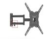  Full Motion TV Wall Mount Swivel Bracket 26 32 40 42 47 50 55 Inch LED LCD Display 