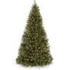 12' Pre-Lit Artificial Spruce Christmas Tree w/ Foldable Metal Base