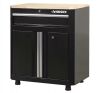 Husky 24-Gauge Steel 1-Drawer 2-Door Garage Base Cabinet, 28 in. W x 32.8 in. H x 18.3 in. D - Dented Back Corner