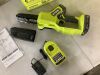 RYOBI ONE+ 18V 6 in. Cordless Battery Compact Pruning Mini Chainsaw with 2.0 Ah Battery and Charger - 3