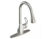 MOEN Kleo Single-Handle Pull-Down Sprayer Kitchen Faucet with Reflex and Power Clean in Spot Resist Stainless