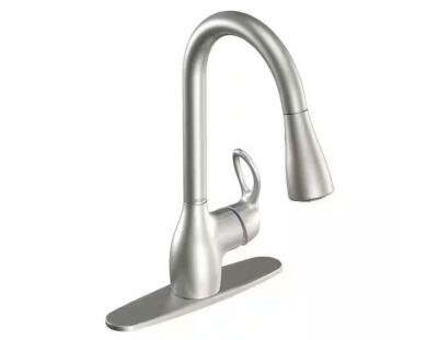 MOEN Kleo Single-Handle Pull-Down Sprayer Kitchen Faucet with Reflex and Power Clean in Spot Resist Stainless