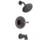 Delta&nbsp;Porter Single-Handle 3-Spray Tub and Shower Faucet in Oil Rubbed Bronze